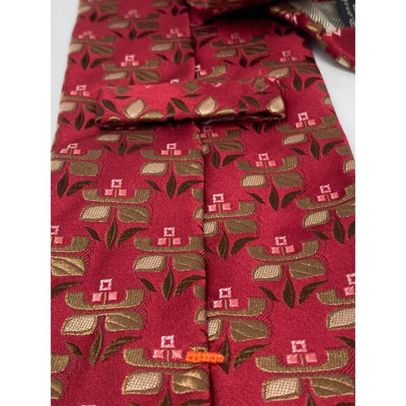 Vintage Ermenegildo Zegna 100% Silk Tie Exclusive Floral design - Picture 4 of 8